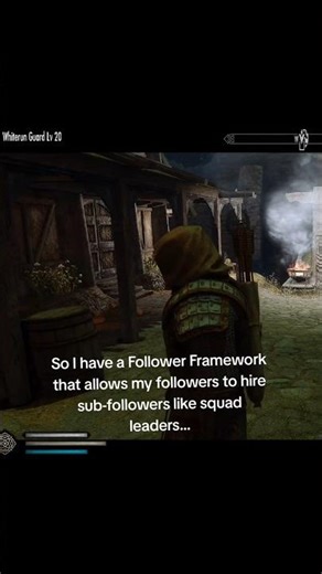 Using FollowerLikePackage mod #skyrim #skyrimshorts #elderscrolls #tes #rpg