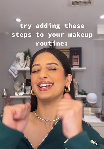 Try adding these steps to your makeup routine!! Its everything I learned from the Makeup by Mario masterclass taught by MARIO himself❤️🥹. #makeup #makeuproutine #tutorial #glossylips