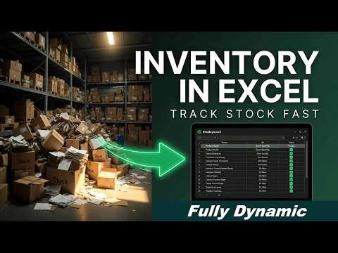 Inventory Management in Excel Made Easy | Track Stock, Sales & Balance