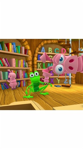 Look around! #piggies #frog #wordworld