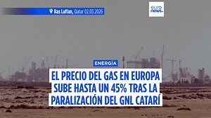 El gas en Europa sube hasta un 45% tras la paralización del GNL de Qatar