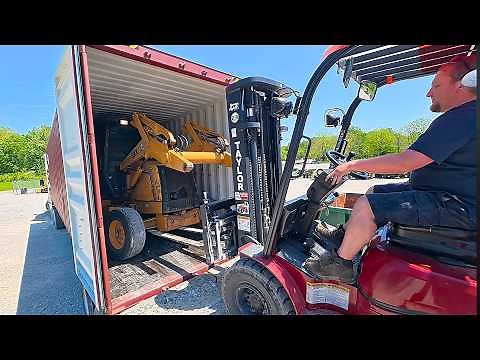 Two Backhoes One Container This Got Ugly Fast