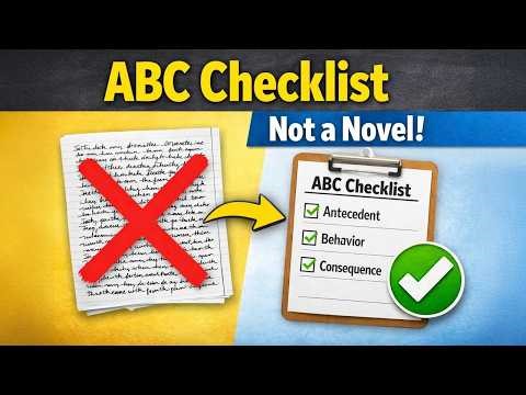 ABCs of Behavior Explained | How to Take ABC Data Without Overwhelm