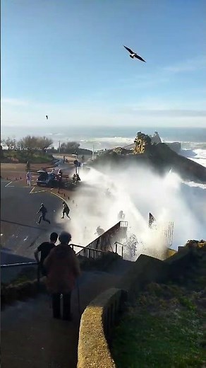 enorme vague à Biarritz (HD version)
