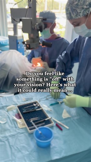 That vague “something’s wrong” feeling…Your eyes are trying to tell you something important… 👀 Here’s what “off” vision can signal: 🎯 Prescription change – Even a 0.25D shift can make your vision feel blurry or strained. 🎯 Early cataracts – Hazy vision, glare, duller colors, or difficulty seeing at night. 🎯 Dry eye disease – Fluctuating vision throughout the day, discomfort, or gritty feeling. 🎯 Astigmatism – Ghosting, halos, or doubled images that weren’t there before. 🎯 Eye muscle imbala