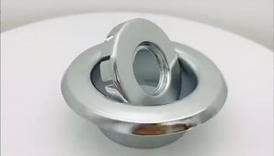Happy Tree (6 Pack) 1/2" IPS Fire Sprinkler Head Escutcheon Plate 3/4" Adjustment Range Recessed Two Piece Rosette Cover Trim Ring Chrome Fire Sprinkler Covers for Ceiling