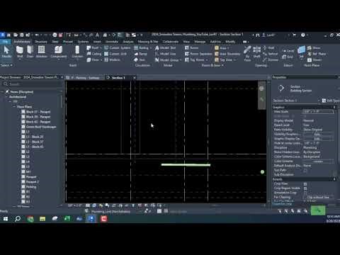 [ Part 3 ] Revit Plumbing | How To Connect Fittings To Slope Piping. #revit