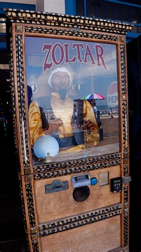The Time We Asked Zoltar Our Future 🔮 #shorts