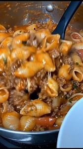 Creamy Beef & Shells This creamy beef and shells dish is one of those meals my family never leaves leftovers of. The tender pasta shells, savory beef, and smooth tomato-cream sauce come together in a way my kids always call “the really good pasta.” It’s cozy, simple, and weeknight-friendly. Ingredients: 12 oz medium pasta shells 1 lb ground beef 1 small onion, diced 2 cloves garlic, minced 1 can diced tomatoes (14.5 oz) 1 can tomato sauce (8 oz) 1 teaspoon Italian seasoning 1 teaspoon paprika 1 