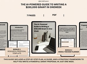 AI Grant Writing Guide | Write a 150,000 USD Grant in One Week - Etsy Canada