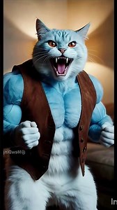 The Naughty Kitten #aivideo #cat #cutecat