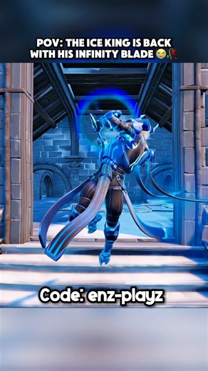 POV: THE ICE KING HAS HIS INFINITY BLADE BACK IN FORTNITE!! 😭🥀 #fortnite #fortniteclips #gaming