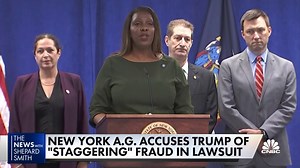 70K views · 3.2K reactions | Tonight on The News with Shepard Smith: New York Attorney General Letitia James says former President Trump is a fraud. She charges he lied and cheated the system and stole from all of us, and now he must pay. Today, she filed a massive lawsuit against Trump, his family and The Trump Organization. | CNBC | Facebook