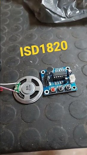Arduino ISD1820 Voice Recorder