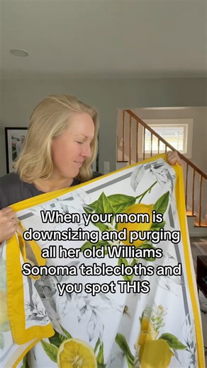 This tablecloth was NOT going to the thrift store… 🍋✂️ #slowfashion #sewing #upcycledfashion #tableclothdress #diyclothing #slowfashion | Poppy Lu