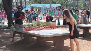 FUN poured in concrete! Built for the best places on earth! Everybody plays. www.concretetabletennis.com | Stone Age Concrete Table Tennis