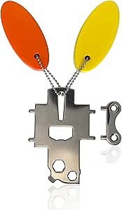 Duthyvea Deck Fill Plate Key Kit for Boat Marine Yacht Water Gas Fuel Diesel Tank Waste Filler Cap Keys Multi-Tool & Floating Keychain