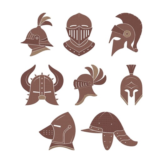 Medieval Knight Helmet Embroidery Design, Warrior Armor Helmet Vintage Battle Machine Embroidery File, 8 Design, 9 Size, Instant Download - Etsy