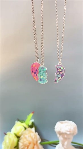 Necklaces with good chains are very good and cheap.