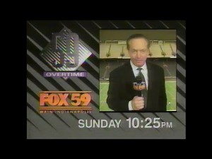 1995 WXIN 59 Overtime promo w/ Dick Stockton