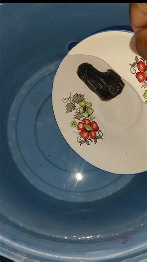 Shoes draw with water floating pen 😍👞👞 #shorts #viralvideo #youtubeshorts