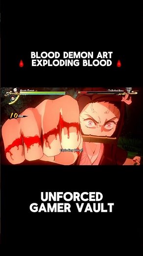 Blood Demon Art Exploding Blood #demonslayer #hinokamichronicles