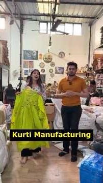 Saumic Craft Kurti Manufacturing￼ Unit behind the scene #manufacturingprocess #kurtimanufacturing