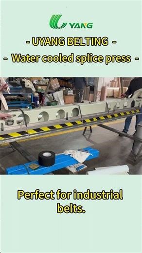 Water-Cooled Belt Splice Press | Precision Conveyor Belt Splicing Machine