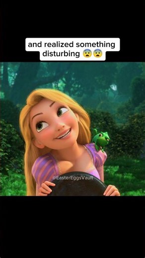 You Missed This Disturbing Detail in Tangled… 😨😨 #rapunzel #tangled #theory #disney #shorts