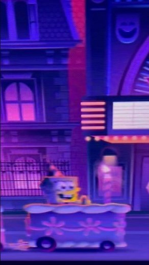 SpongeBob SquarePants caught in Roku City Stroll screensaver