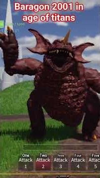 baragon 2001 showcase (age of titans)