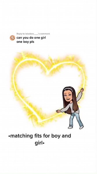 Reply to @lolzsboo.___ // matching fits for boy and girl // #bitmoji #oufits #besties #boy #and #girl #bitmojifashion