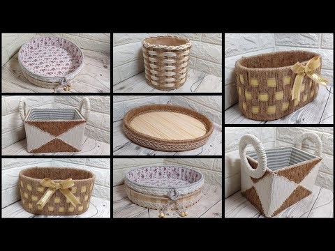 5 DIY Cardboard Storage Baskets | Budget-Friendly Storage Solutions | Budget-Friendly DIY♻️