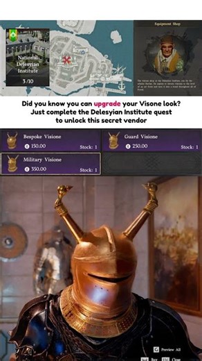 Did you know you can upgrade your Visone look?