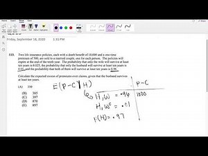SOA Exam P Question 113 | Conditional Joint Expected Value