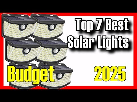 🔆🔥 The 7 BEST BUDGET Solar Lights on Amazon [2025]✅[Value for Money]💡 Outdoor, Garden