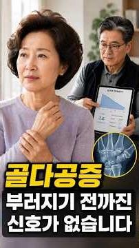 지금 이 순간에도 뼈가 약해지고 있다면?