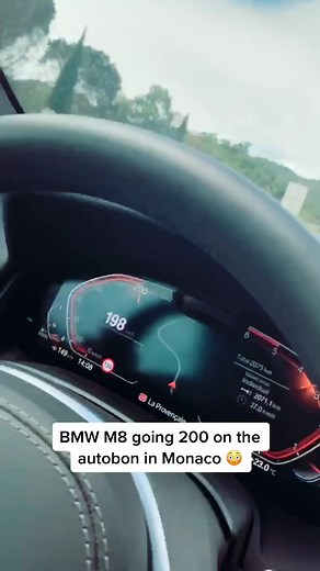 Thrilling BMW M8 Driving at High Speed in Monaco!