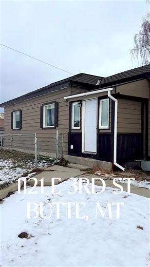 🏠 FOR RENT – 1121 E 3rd St, Butte, MT 🛏️ 2 Bedrooms 🛁 1 Bathroom ✨ Well-kept and tidy home 🧺 Washer & dryer included 🌳 Fenced yard 🚗 Garage for storage 🐾 Pets welcome with additional deposit & pet rent 💡 Tenant responsible for utilities 📞 Call Property Management by Platinum at 406-410-8295 to schedule a showing or for any questions. #rentalproperty #propertymanagement #fyp #montanaliving #butteamerica