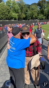 These veterans haven't seen each other since the Vietnam War... until now. Their emotional reunion was caught on camera.  The two friends were reunited after 56 years, thanks to . #VeteransDay2024 #reunion #longisland #honorflight | Long Island Press | Facebook
