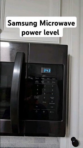 Samsung Microwave power level setting #samsungmicrowave #microwave #microwavepowerlevel #powerlevel