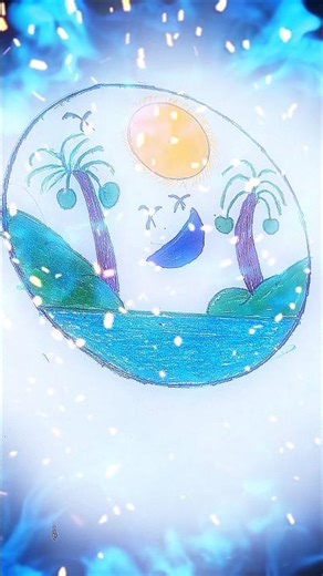 How to Create YouTube channel Sun ☀️ Logo Drowing ✍️✍️🌴✍️#youtube #youtubeshorts #ytshorts