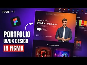 Create a Personal Portfolio Website UI/UX Using Figma | Figma Tutorial