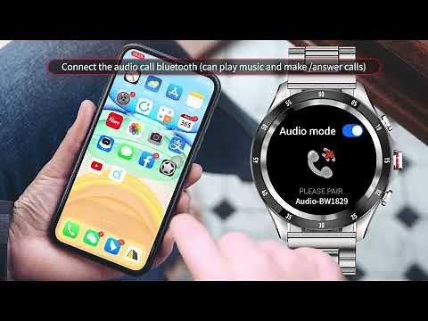 LIGE Smart Watch BW1829 install software and connect bluetooth !