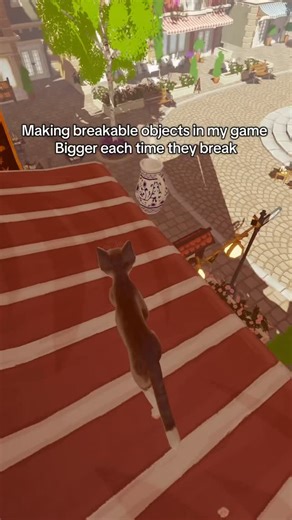 Whiskers Tale on Instagram: "Making objects in my game bigger each time they break #gamedev #gamedesign #indiegames #gamedevelopment #gaming #indiegamedev #unity3d #catgame #fyp"
