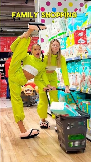 Diaper Shopping or Flexibility challenge? 🤪👀👀👀 #shorts