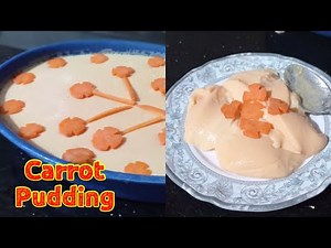 Carrot Pudding | Easy Pudding Recipe