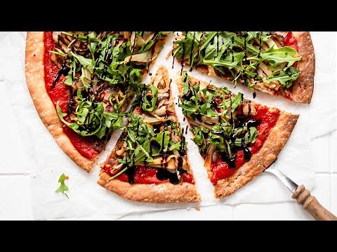 Insanely GOOD Cheeseless Pizza (Dairy-Free, Vegan)