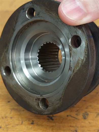 restoring diff flange