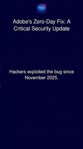 Adobe's Zero-Day Fix: A Critical Security Update